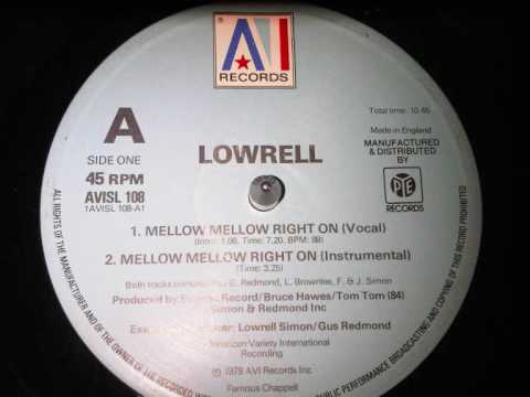 lowrell mellow mellow (right on) 1979 AVI records
