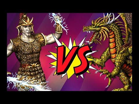 Heroes 3 - 15 000 TITANS vs 15 000 GOLD DRAGONS