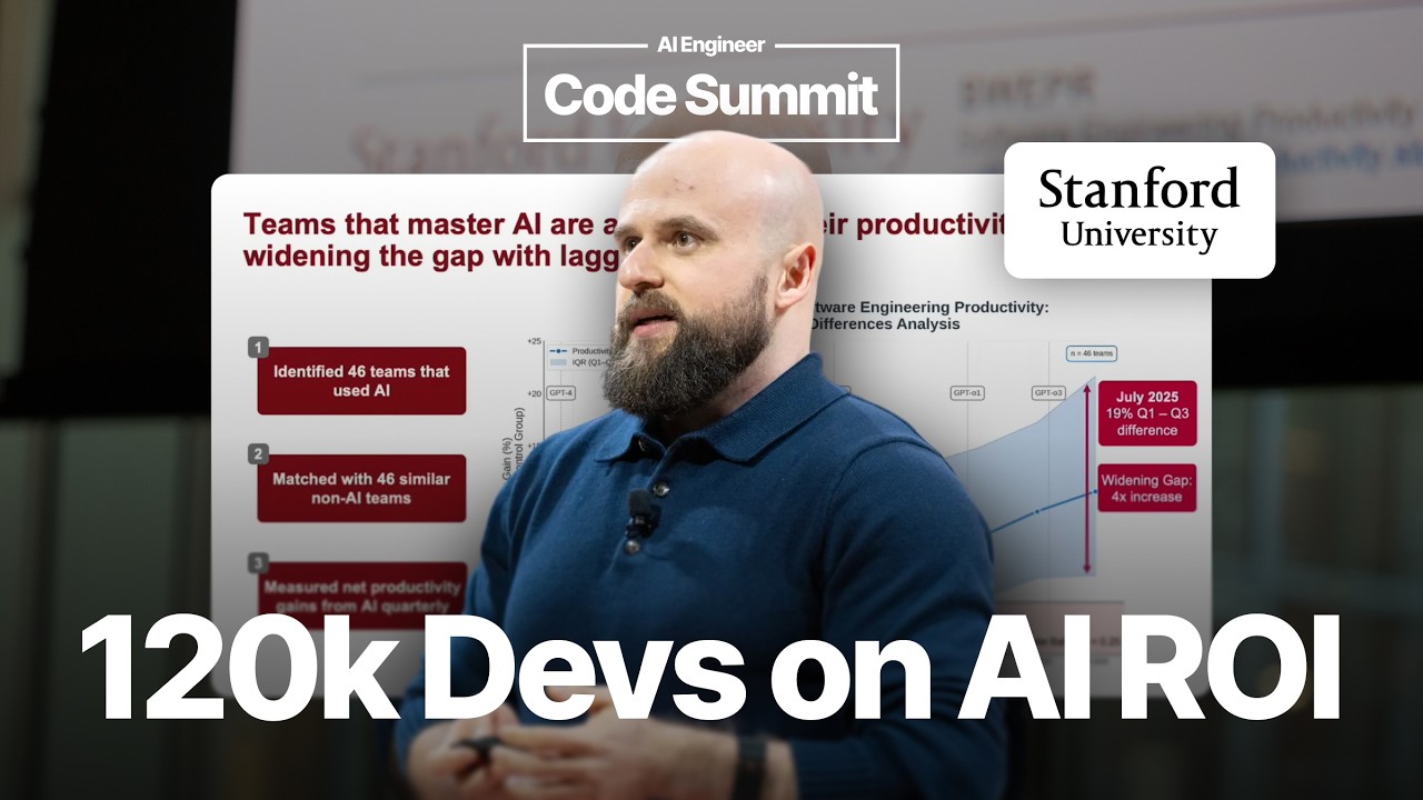 Can you prove AI ROI in Software Engineering? (120k Devs Study) – Yegor Denisov-Blanch, Stanford