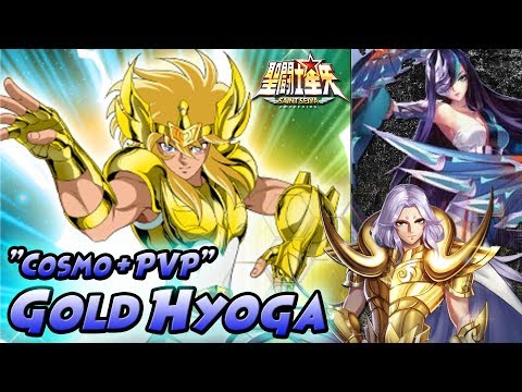 GOLD HYOGA Review "COSMO +PVP  w/ Tim COUNTER-ATTACK" - Saint Seiya Awakening