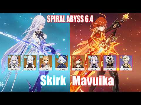C0 Skirk & C0 Mavuika | Spiral Abyss 6.4 | Genshin Impact