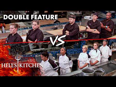 Black Jackets Face Off Against Returning Champions | Hell's Kitchen Double Episode