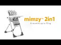миниатюра 0 Видео о товаре Стульчик для кормления Joie Mimzy 2 в 1, Wild Island (Дикий остров)