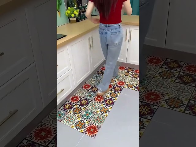 Vídeo relacionado con Alfombras y esteras de cocina de Navidad, 3 piezas/set esterilla de piso de cocina con temática navideña, alfombra de cocina y alfombra de puertas para cocina, puerta, decoraciones del pasillo (estil