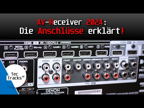 AV-Receiver 2024: Die Anschlüsse im Detail erklärt! | Für Einsteiger! | TecWissen | deutsch