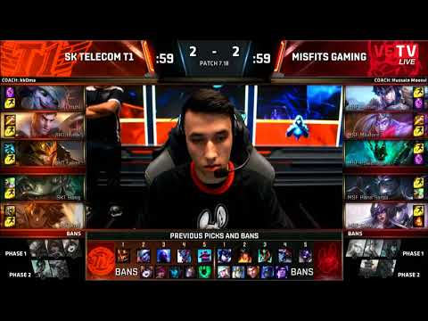 [Full Game] SKT vs MSF [Tứ Kết][CKTG2017][Ván 5]