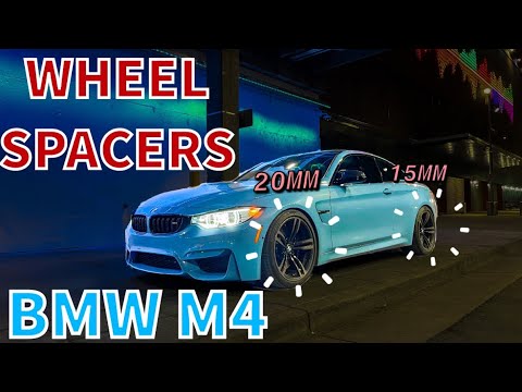 BMW M4- INSTALLING WHEEL SPACERS (PERFECT FITMENT)