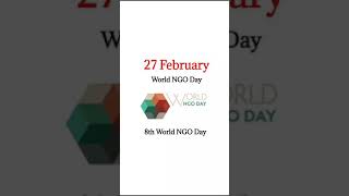 World NGO Day | 8th World NGO Day | AIM of World NGO Day | What is NGO? #WorldNGODay #shorts