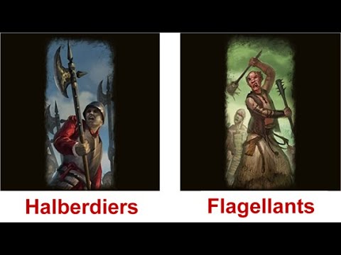 Total War: Warhammer 1vs1: Halberdiers vs Flagellants