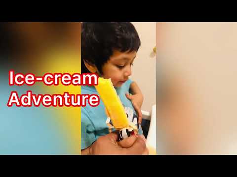 Ice-cream adventure at keyaan //Baby series keyaan//April 11th at 2021