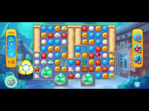 6087 Level #Unlocking New Level 6087 #fishdom #playrix #challenge, #Pretty Aqua Fishdom Gaming