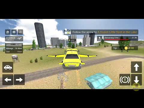 Flying Car Transport Simulator 2020 (City Taxi) - Android Gameplay (Full HDR)
