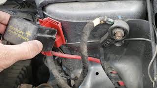 Dodge Journey 2009 - how to add jump starter