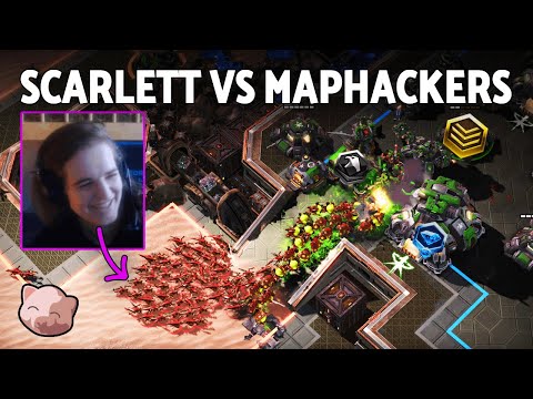 How quickly can SCARLETT destroy MAPHACKERS? | Holdout Challenge - StarCraft 2