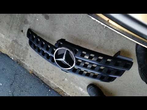 How to Upgrade Mercedes Benz Front Hood Grille