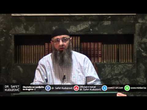 Allahova ljubav prema robu je prije robove ljubavi prema Allahu_dr. Safet Kuduzović