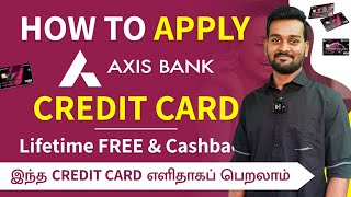 Axis Bank Credit Card Apply Online in Tamil | Lifetime FREE Axis My Zone Credit Card