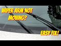 Wipers NOT Moving when turned ON? FREE Easy Fix!