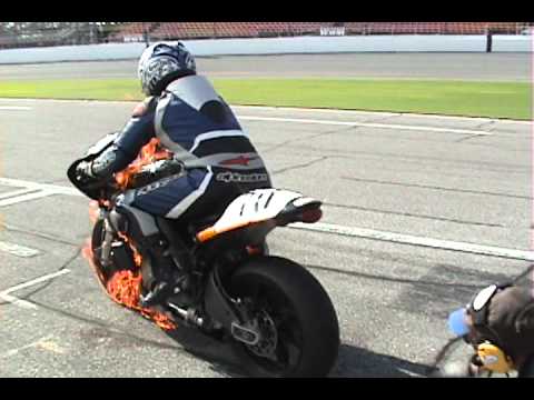 Buell Motorcycle Fire