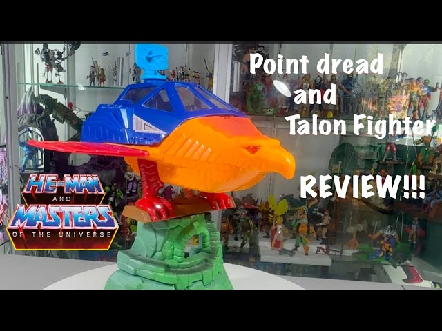 Vídeo relacionado con Masters del Universo MOTU Talon Fighter y Point Dread Nave espacial para figuras de acción con base de aterrizaje, juguete +6 años (Mattel HKM63)