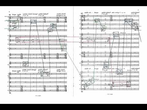 Anton Webern, Variations for Orchestra, op. 30, score and raws analysis, C. Abromont