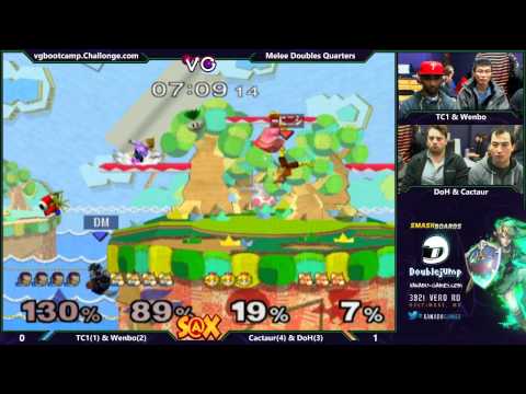 S@X Monthly - TC1 & Wenbo Vs. DoH & Cactuar SSBM Winners Quarters - Melee