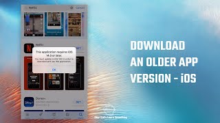 How to download older versions of apps iOS, not supported by the firmware of older iPhone | 2022