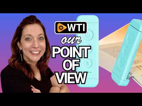Glocusent USB Rechargeable Book Light - WTI product video review