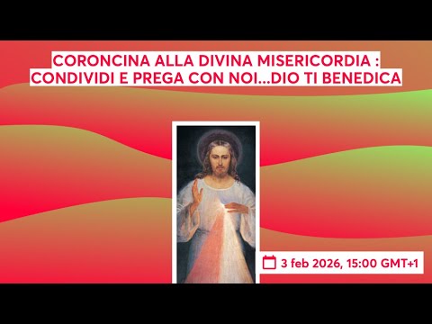 CORONCINA ALLA DIVINA MISERICORDIA : CONDIVIDI E PREGA CON NOI...DIO TI BENEDICA