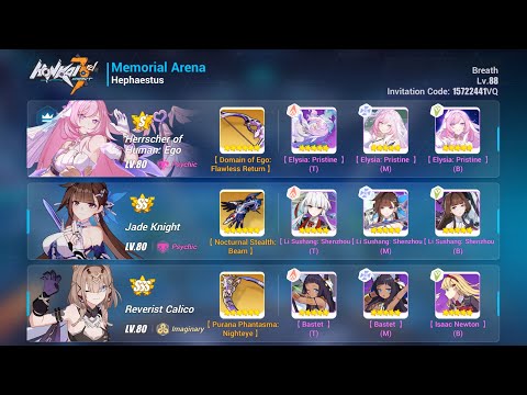 [HI3 SEA] - EX MA - SSS Hephaestus 39773 (Up 47728)- HOH(S0) JK(SS) RC - BD 2