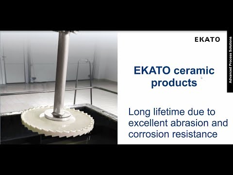 EKATO Ceramic Impellers - for highly abrasive and corrosive processes