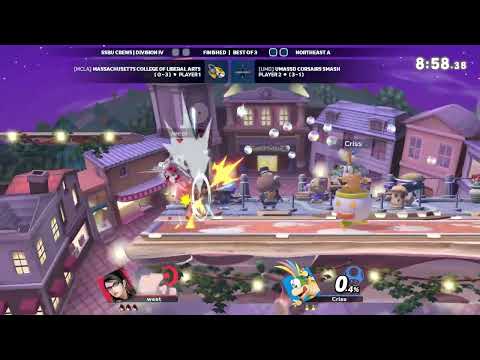 Smash Ultimate Crew Battle | Corsairs VS Massachusetts College of Liberal Arts