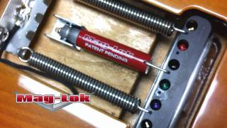Video thumbnail for NEW Super-Vee Mag-Lok Tremolo Stabilizer Action by SuperVeeBladeRunner