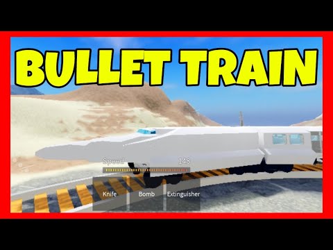 How to get BULLET TRAIN in TRAIN TESTING Roblox  Badge and Train