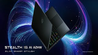 MSI Stealth 16 AI A2HW - Slim．Sharp．Stylish | MSI