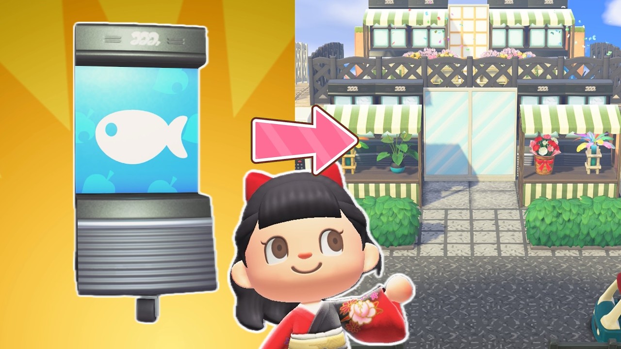 【水禁止しばり島クリ】新家具フェスかんばんを使って街づくり【あつ森ゆっくり実況】