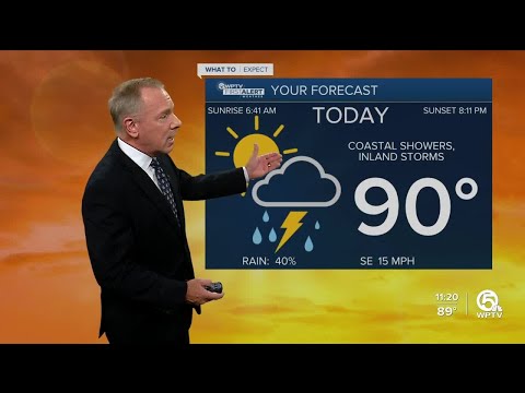First Alert Weather Forecast for Afternoon of Monday, July 25, 2022