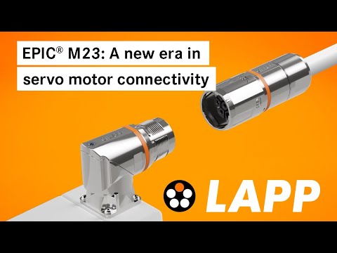 The next generation of motor and cable connectors: EPIC® M23P servo series