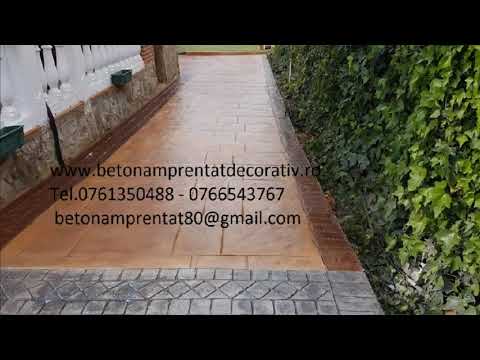 Beton Amprentat Sângeorge -Timiș Tel.0761350488 -0766543767