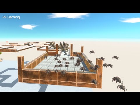 Survival Race Hunted By Race Swarm Bug - Animal Revolt Battle Simulator