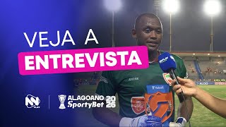 Entrevista com o goleiro Jeferson eleito o melhor em campo no jogo CRB X CSE - ALAGOANO 2026