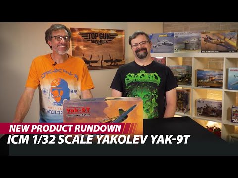 FineScale Modeler unboxes the ICM Yak-9T, the Arma Hobby F-6C Mustang, the AMT Meyers Manx, and more