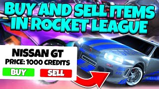 How to Trade Items Online in Rocket League! - Buy and Sell Items in Rocket League!