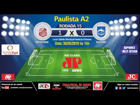 Transmissão Esportiva - Sertãozinho X Rio Claro