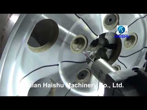 Wheel CNC Lathe CK6160Q Diamond Cutting Machine.