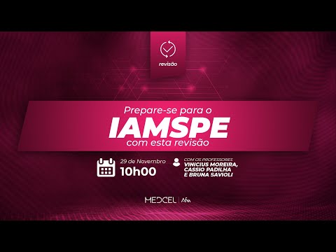IAMSPE | Revise Pediatria, Cirurgia e Clínica Médica para a prova