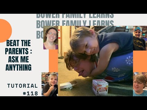 Bower Family Learns #118: Beat The Parents : Ask Me Anything *Parents Vs Kids For Ice Cream!*
