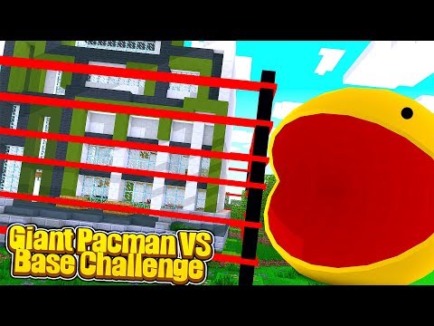 GIANT KILLER PACMAN VS BASE CHALLENGE! w/TinyTurtle