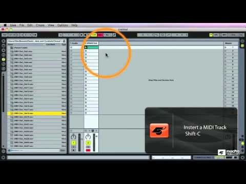 Live 8 404: Making Electronic Dance Music - 06 Using the Drumrack - Part 1