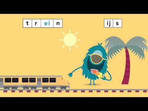 Language active Spelling animation words with ij or ei
